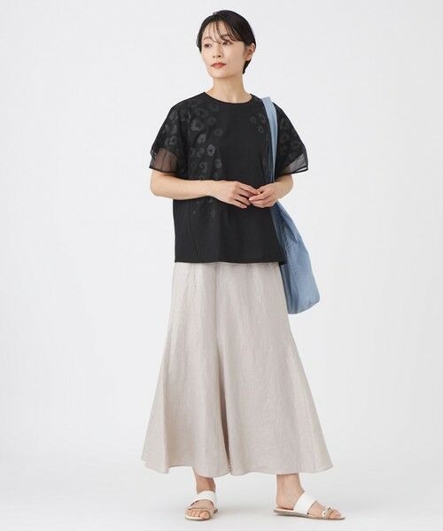 EVEX by KRIZIA  (大きいサイズ) / エヴェックス バイ クリツィア (オオキイサイズ) その他トップス | 【L】【日傘レベルの遮熱効果】【接触冷感・遮熱・UV対策・ウォッシャブル】ミネラルテックスパフスリーブカットソー | 詳細2