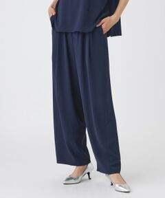 EVEX by KRIZIA  (大きいサイズ) / エヴェックス バイ クリツィア (オオキイサイズ) その他パンツ | 【L】【接触冷感・吸水速乾・遮熱・UV対策・マシンウォッシャブル】【キマル！シリーズ】キマルサテンカーブパンツ