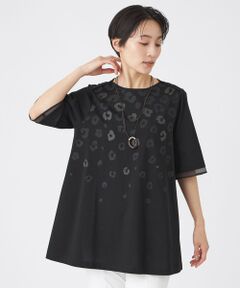 EVEX by KRIZIA  (大きいサイズ) / エヴェックス バイ クリツィア (オオキイサイズ) その他トップス | 【L】【カタログ掲載】【日傘レベルの遮熱効果】【接触冷感・UV対策・ウォッシャブル】ミネラルテックスチュニックカットソー