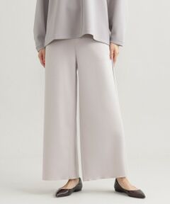 *Wings掲載【ウォッシャブル】リブダンボールニットワイドパンツ