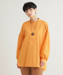 EVEX by KRIZIA / エヴェックス バイ クリツィア シャツ・ブラウス | 【ウォッシャブル】ハイゲージ天竺コンビブラウス