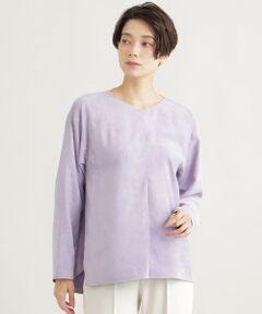 EVEX by KRIZIA / エヴェックス バイ クリツィア シャツ・ブラウス | 【ウォッシャブル】ナチュラルスエードブラウス