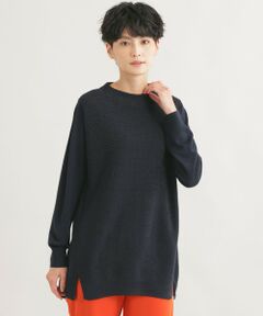 23AW＊Wings掲載＊【ウォッシャブル】ダブルタートルニット （ニット