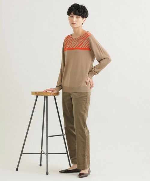 EVEX by KRIZIA / エヴェックス バイ クリツィア ニット・セーター | 【ウォッシャブル】*Wings掲載 ゼブラジャカードニット | 詳細4