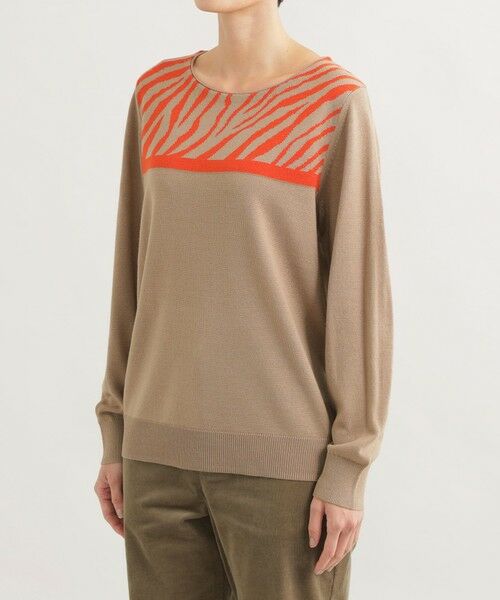 EVEX by KRIZIA / エヴェックス バイ クリツィア ニット・セーター | 【ウォッシャブル】*Wings掲載 ゼブラジャカードニット | 詳細6