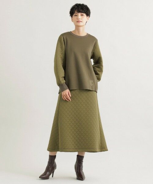 EVEX by KRIZIA / エヴェックス バイ クリツィア カットソー | 【ウォッシャブル】ウェーブキルトコンビジャージプルオーバー | 詳細2