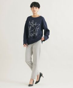 EVEX by KRIZIA / エヴェックス バイ クリツィア その他パンツ | 【ウォッシャブル】【保温性】*Wings掲載 2WAYライトウォームテーパードパンツ