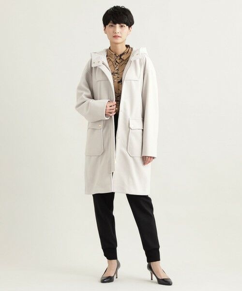 EVEX by KRIZIA / エヴェックス バイ クリツィア その他アウター | ウールライクジャージフーデッドコート | 詳細1