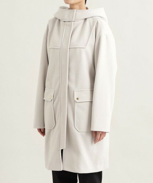EVEX by KRIZIA / エヴェックス バイ クリツィア その他アウター | ウールライクジャージフーデッドコート | 詳細4