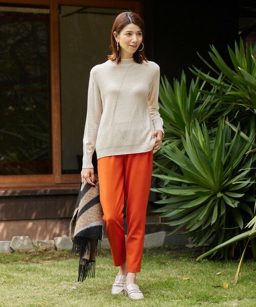 EVEX by KRIZIA / エヴェックス バイ クリツィア ニット・セーター | 【ウォッシャブル】*Wings掲載 モックネックラメニット | 詳細1