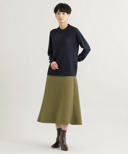 EVEX by KRIZIA / エヴェックス バイ クリツィア ニット・セーター | 【ウォッシャブル】*Wings掲載 モックネックラメニット | 詳細4