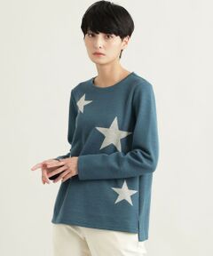 EVEX by KRIZIA / エヴェックス バイ クリツィア カットソー | スターウールジャカードカットソー