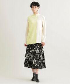 EVEX by KRIZIA / エヴェックス バイ クリツィア ロング・マキシ丈スカート | 【ウォッシャブル】*Wings掲載 ウィンターランドスケープスカート