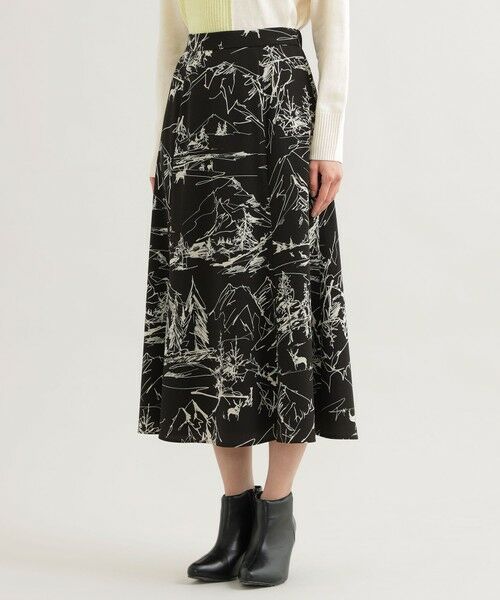 EVEX by KRIZIA / エヴェックス バイ クリツィア ロング・マキシ丈スカート | 【ウォッシャブル】*Wings掲載 ウィンターランドスケープスカート | 詳細4