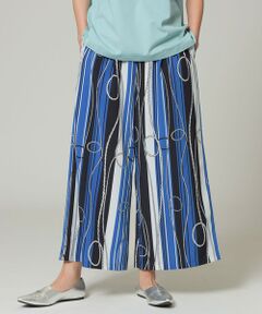 EVEX by KRIZIA / エヴェックス バイ クリツィア その他パンツ | 【ウォッシャブル】マリンローププリントワイドパンツ