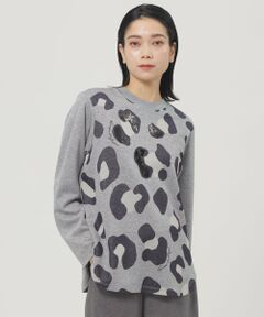 EVEX by KRIZIA / エヴェックス バイ クリツィア カットソー | 【ウォッシャブル】パンサージャカードカットソー