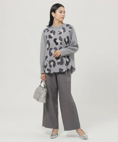 EVEX by KRIZIA / エヴェックス バイ クリツィア その他パンツ | 【マシンウォッシャブル】ツイードライクワイドパンツ | 詳細2