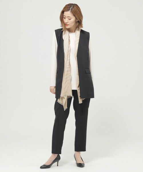 EVEX by KRIZIA / エヴェックス バイ クリツィア マフラー・ショール・スヌード・ストール | シルクコットンストール | 詳細3