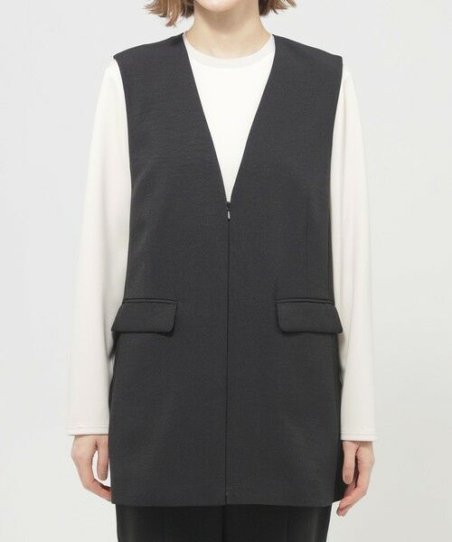 EVEX by KRIZIA / エヴェックス バイ クリツィア ダウンジャケット・ベスト | 【オン・オフで活躍！】【マシンウォッシャブル】フルダルヴィンテージジレ | 詳細4