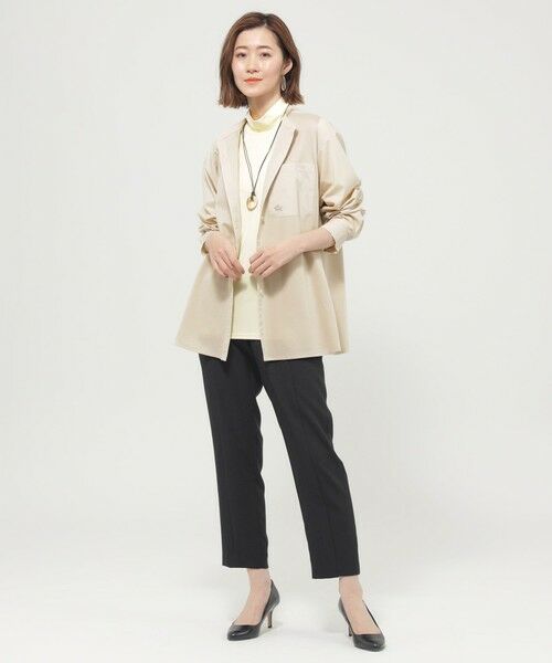 EVEX by KRIZIA / エヴェックス バイ クリツィア シャツ・ブラウス | 【ウォッシャブル】タイプライターコンビシャツ | 詳細2