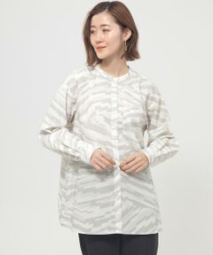 EVEX by KRIZIA / エヴェックス バイ クリツィア シャツ・ブラウス | 【ウォッシャブル】ランダムゼブラシャツ