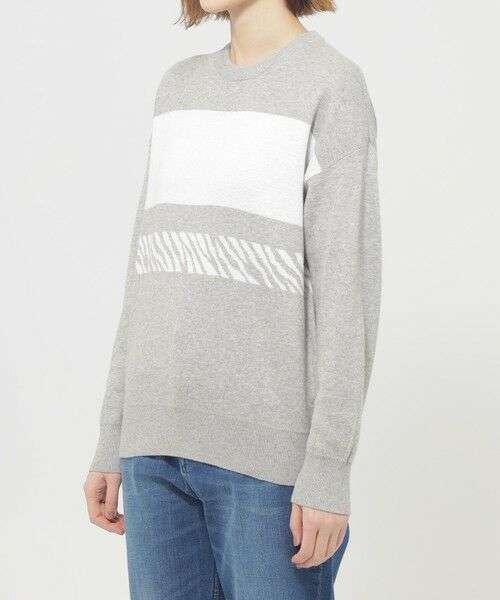 EVEX by KRIZIA / エヴェックス バイ クリツィア ニット・セーター | 【ウォッシャブル】ゼブラボーダープルオーバーニット | 詳細4