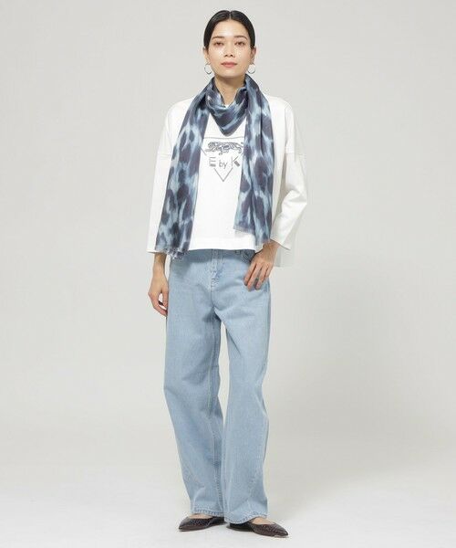 EVEX by KRIZIA / エヴェックス バイ クリツィア マフラー・ショール・スヌード・ストール | シルクパターンストール | 詳細1