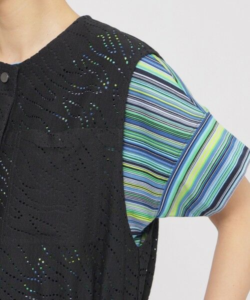 EVEX by KRIZIA / エヴェックス バイ クリツィア ダウンジャケット・ベスト | 【ウォッシャブル】パンチングゼブラロングジレ | 詳細6