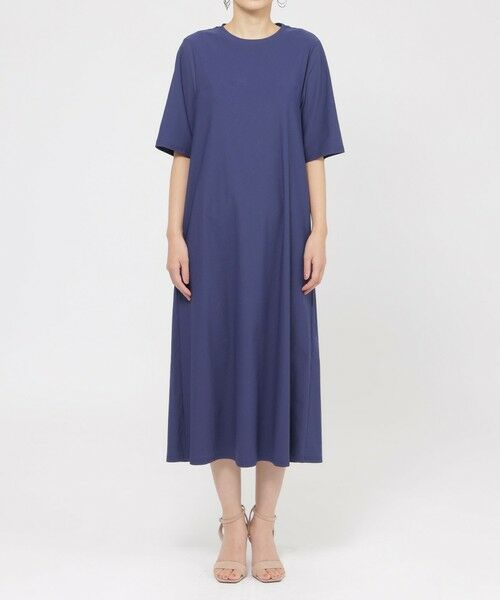 EVEX by KRIZIA / エヴェックス バイ クリツィア ロング・マキシ丈ワンピース | 【接触冷感】【UVカット】【ウォッシャブル】メリルハイテンションTシャツワンピース | 詳細4