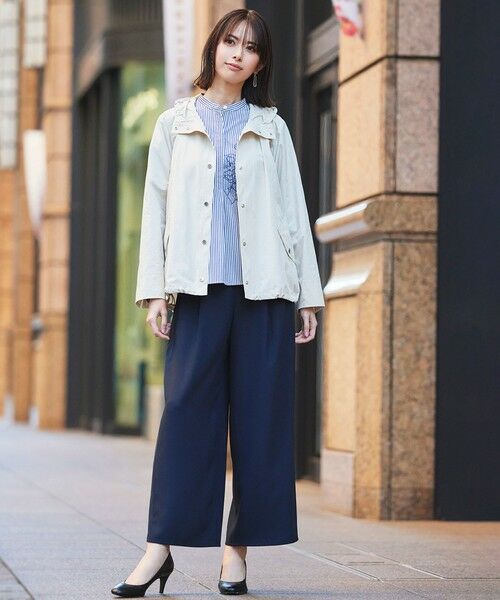 EVEX by KRIZIA / エヴェックス バイ クリツィア シャツ・ブラウス | 【ウォッシャブル】ラメストライプエンブロイダリーブラウス | 詳細1