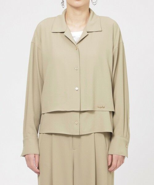 EVEX by KRIZIA / エヴェックス バイ クリツィア シャツ・ブラウス | 【接触冷感】【吸水速乾】【UV対策】【ウォッシャブル】kireriレイヤードシャツ | 詳細3