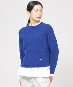 EVEX by KRIZIA / エヴェックス バイ クリツィア ニット・セーター | 【ウォッシャブル】ファンシーテープヤーンニットプルオーバー