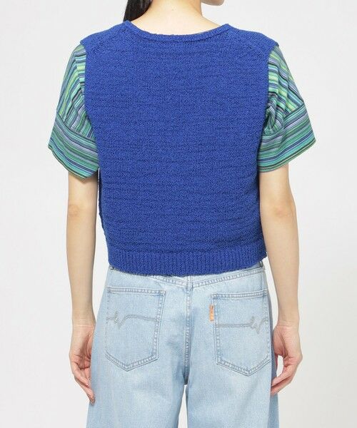 EVEX by KRIZIA / エヴェックス バイ クリツィア ニット・セーター | 【ウォッシャブル】ファンシーテープヤーンニットベスト | 詳細5