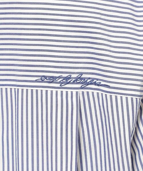 EVEX by KRIZIA / エヴェックス バイ クリツィア カットソー | 【ウォッシャブル】ラメストライプジャージ—コンビプルオーバー | 詳細7