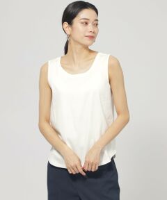 EVEX by KRIZIA / エヴェックス バイ クリツィア カットソー | 【ウォシャブル】【接触冷感】シルケットコットンタンクトップ