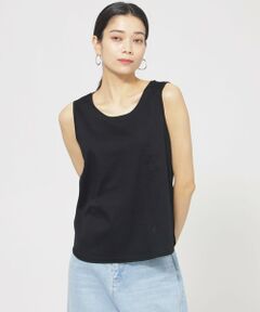 EVEX by KRIZIA / エヴェックス バイ クリツィア カットソー | 【ウォシャブル】【接触冷感】シルケットコットンタンクトップ