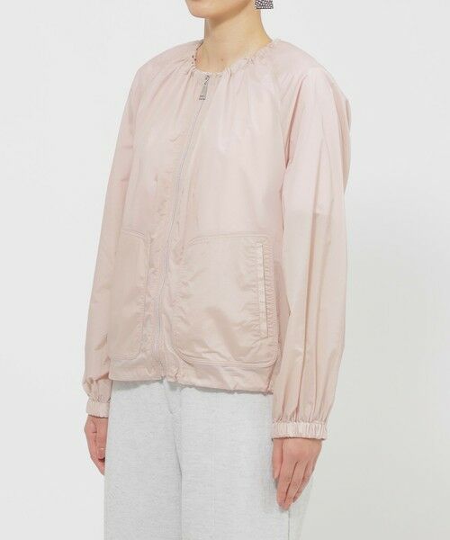 EVEX by KRIZIA / エヴェックス バイ クリツィア ノーカラージャケット | 【カタログ掲載品】【はっ水】【ウォッシャブル】シアーストレッチブルゾン | 詳細4