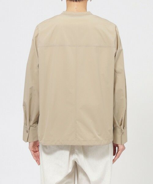 EVEX by KRIZIA / エヴェックス バイ クリツィア ノーカラージャケット | 【防しわ】【UV対策】【ウォッシャブル】テックスブリッドシャツジャケット | 詳細6
