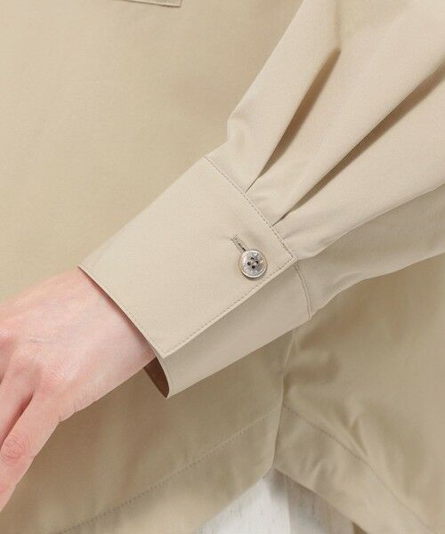 EVEX by KRIZIA / エヴェックス バイ クリツィア ノーカラージャケット | 【防しわ】【UV対策】【ウォッシャブル】テックスブリッドシャツジャケット | 詳細8