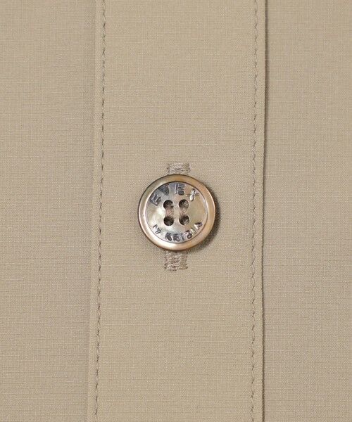 EVEX by KRIZIA / エヴェックス バイ クリツィア ノーカラージャケット | 【防しわ】【UV対策】【ウォッシャブル】テックスブリッドシャツジャケット | 詳細10