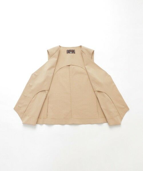 EVEX by KRIZIA / エヴェックス バイ クリツィア ダウンジャケット・ベスト | 【カタログ掲載品】【ウォッシャブル】コットン麻ブレンドストレッチジレ | 詳細8