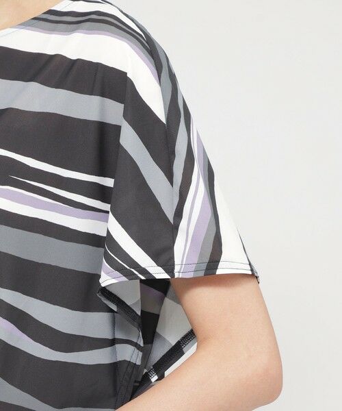 EVEX by KRIZIA / エヴェックス バイ クリツィア ロング・マキシ丈ワンピース | 【カタログ掲載品】【接触冷感】【UV対策】【ウォッシャブル】コンチェロアニマルボーダーワンピース | 詳細6