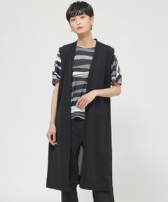 EVEX by KRIZIA / エヴェックス バイ クリツィア ニット・セーター | 【ウォッシャブル】ドライタッチコットンニットロングジレ