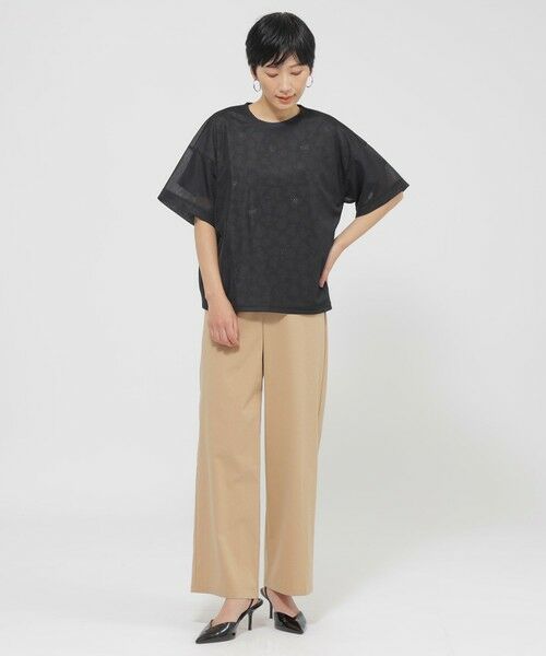 EVEX by KRIZIA / エヴェックス バイ クリツィア カットソー | 【カタログ掲載品】【ウォッシャブル】ソフトシアーカットソー | 詳細3