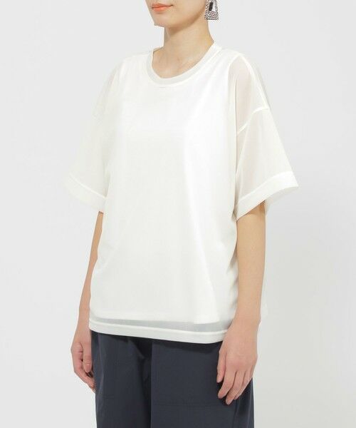 EVEX by KRIZIA / エヴェックス バイ クリツィア カットソー | 【カタログ掲載品】【ウォッシャブル】ソフトシアーカットソー | 詳細5
