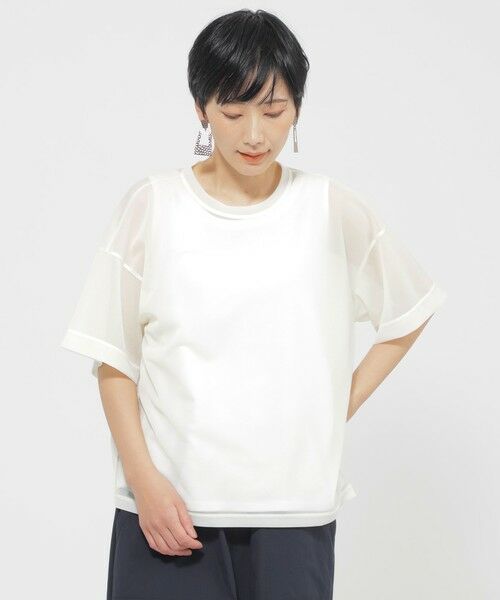 EVEX by KRIZIA / エヴェックス バイ クリツィア カットソー | 【カタログ掲載品】【ウォッシャブル】ソフトシアーカットソー | 詳細8