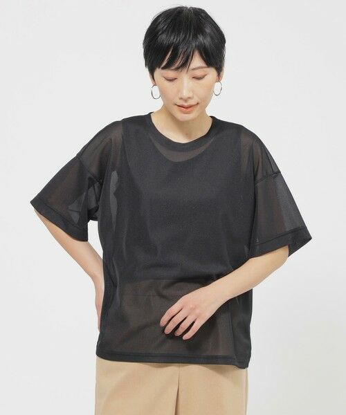 EVEX by KRIZIA / エヴェックス バイ クリツィア カットソー | 【カタログ掲載品】【ウォッシャブル】ソフトシアーカットソー | 詳細9