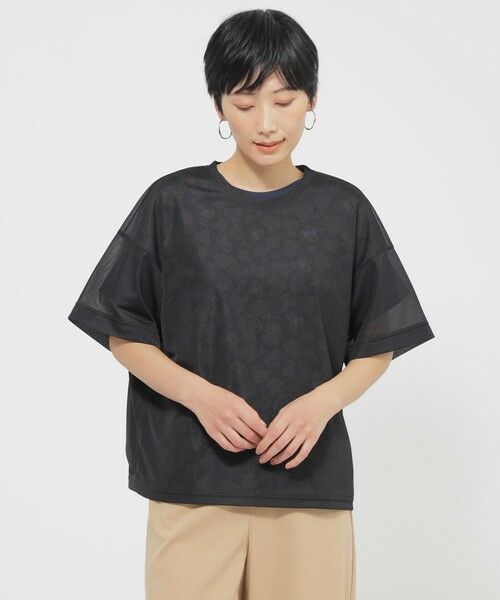 EVEX by KRIZIA/エヴェックス バイ クリツィア 【カタログ掲載品】【ウォッシャブル】ソフトシアーカットソー ブラック1 40 EVEX by KRIZIA/エヴェックス バイ クリツィア 【カタログ掲載品】【ウォッシャブル】ソフトシアーカットソー ブラック1 40