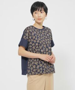 EVEX by KRIZIA / エヴェックス バイ クリツィア カットソー | 【ウォッシャブル】パンサードットプリントカットソー