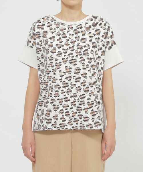 EVEX by KRIZIA / エヴェックス バイ クリツィア カットソー | 【ウォッシャブル】パンサードットプリントカットソー | 詳細3